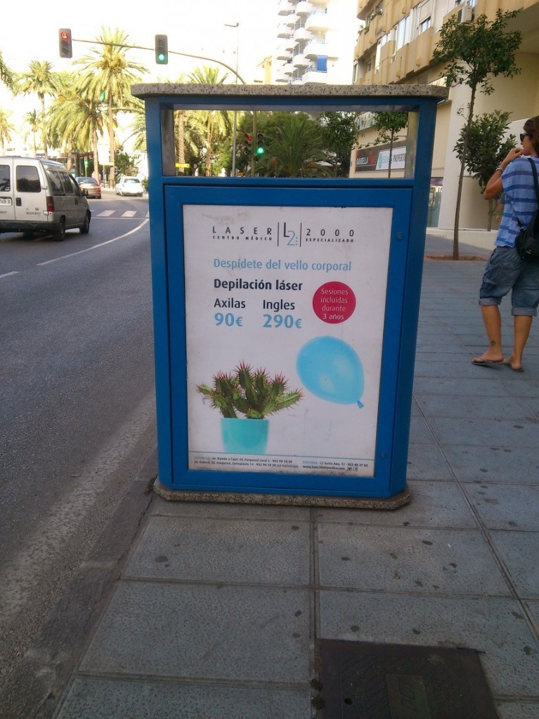 Malaga exterior publi Malaga exterior publi