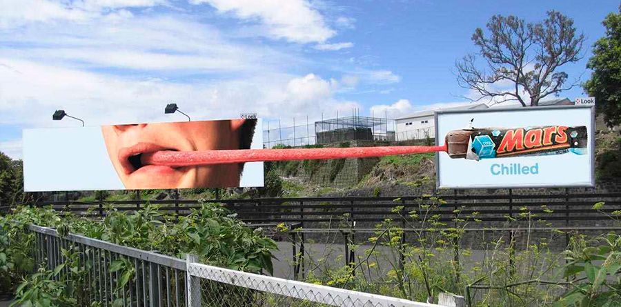 publicidad exterior Mars