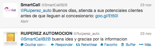 clietne twitter cliente twitter