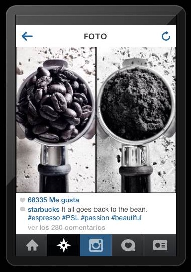 Instragram starbucks empresa