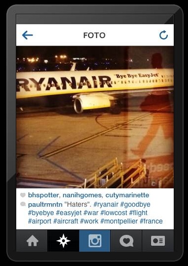 instragram ryanair