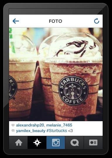 Instragram starbucks usuario